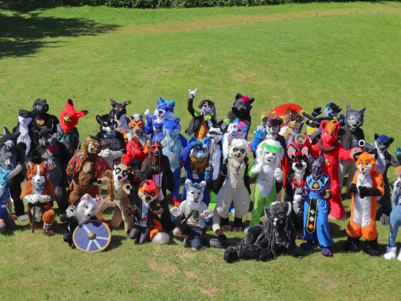 Group picture fursuiters